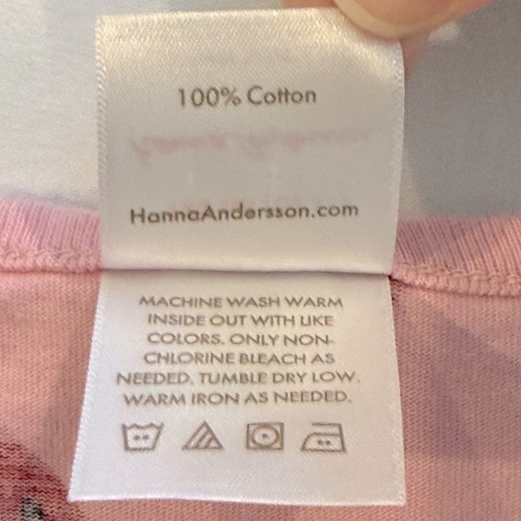 Hanna Andersson Pocket Art Dress Girls 6-7 120 cm Happy Pink Watermelon Summer - Picture 4 of 4